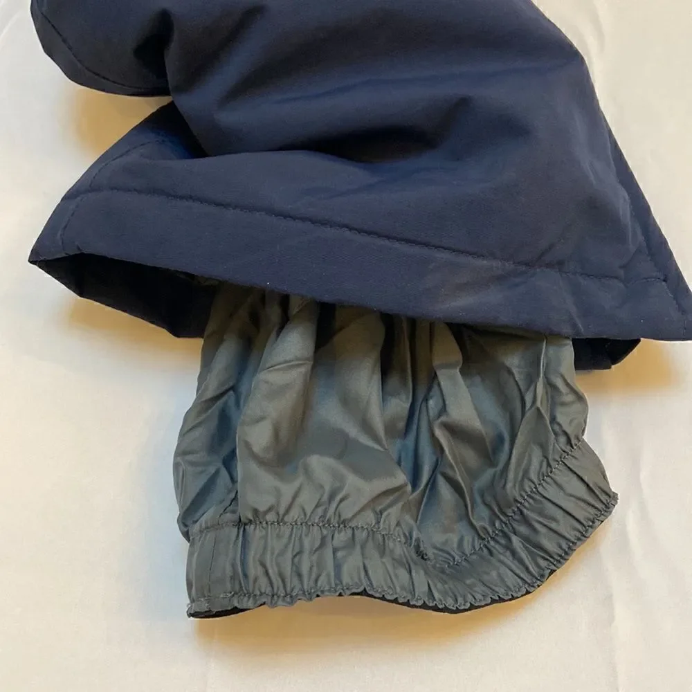 Lands' End Blue Squall Snow Pants Iron Knee Grow-a-Long Size 8
